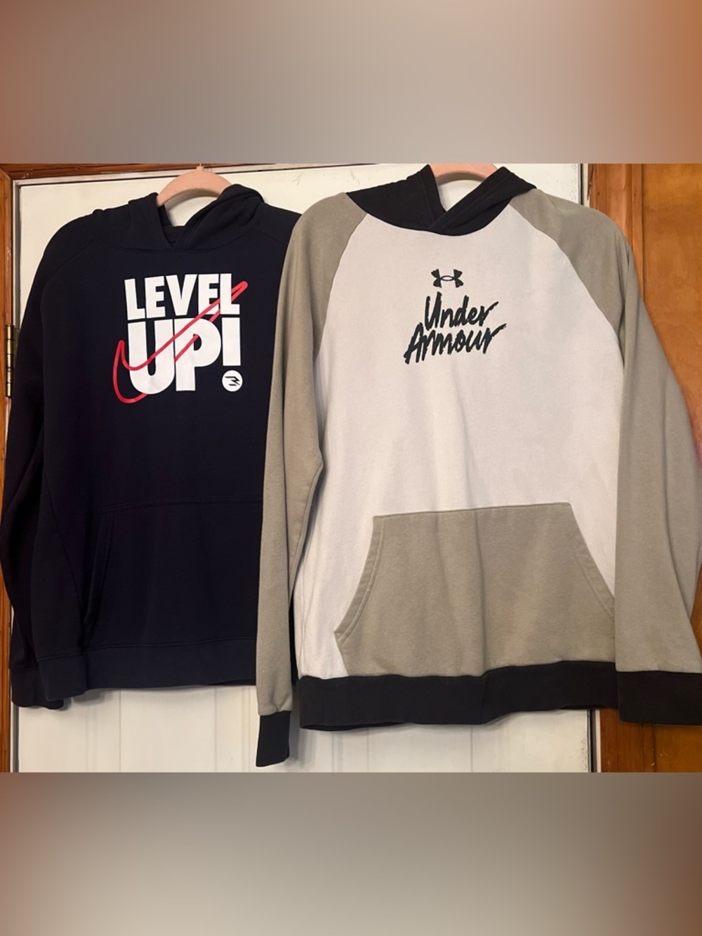 Boys XL Nike & Under Armour Hoodie Bundle - 2 Hoodies - EUC